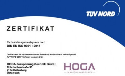 Zertifikat 2017